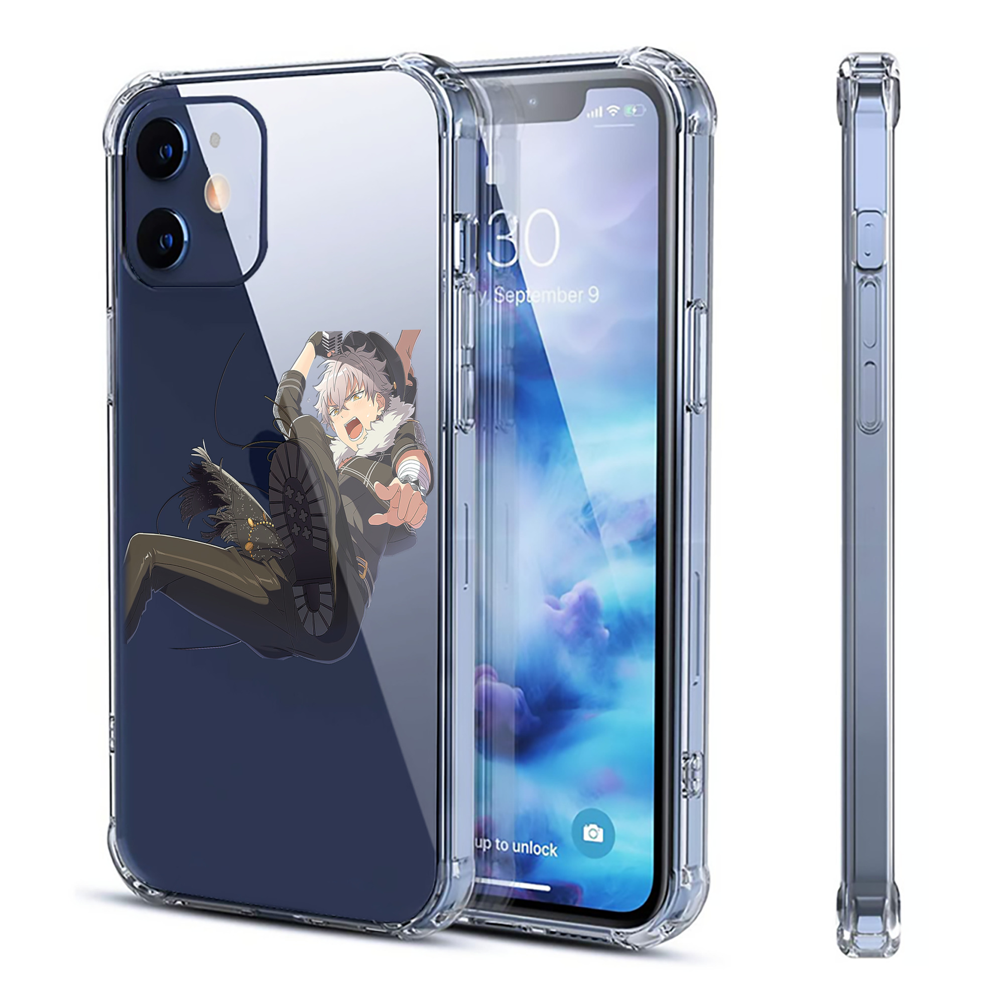 （画像用） あんさんぶるスターズ! Ensemble Stars 【iPhone 12シリーズ対応】透明スマホケース（クリアソフトケース）